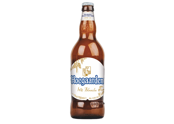 Hoegaarden hvedeøl 4,9 % 75 cl.